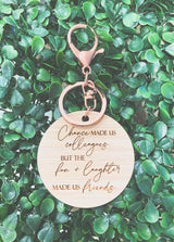 Colleague appreciation keyring