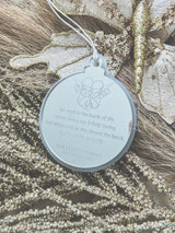 Angel baby Christmas ornament