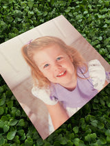 Timber photo block 12cm