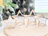 Personalised freestanding Christmas Star