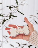 Dog bone Christmas ornament