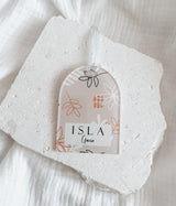 Printed bag tag - Arch