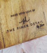 Personalised engraved cheeseboard