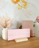 Teacher’s desk sign / plaque