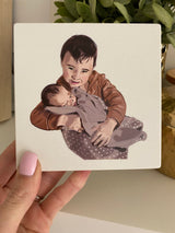 Stone photo block - 12cm