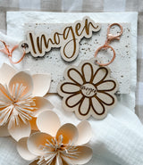 Wooden bag tag - various designs