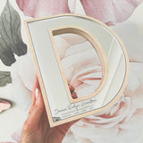 Freestanding Alphabet Letter Keepsake