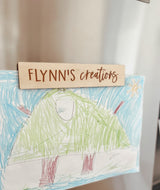 Magnetic artwork / creations holders