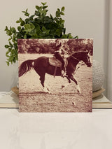 Timber photo block 12cm