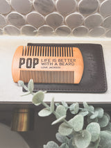 Beard comb - personalised