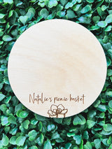 Personalised wicker Picnic Basket - your choice of 11 designs
