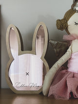 Personalised freestanding Easter bunny keepsake