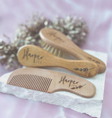 Personalised baby brush set - Floral stem