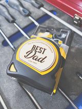 Tape measure - personalised 8m Stanley brand (***yellow tape measure front has changed***)