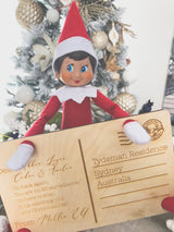 Elf surveillance postcard