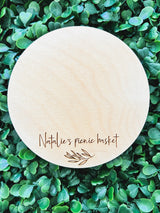 Personalised wicker Picnic Basket - your choice of 11 designs