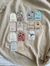 Printed bag tag - Arch