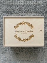 Wedding keepsake box