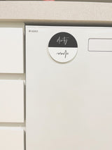 Clean / Dirty dishwasher magnet